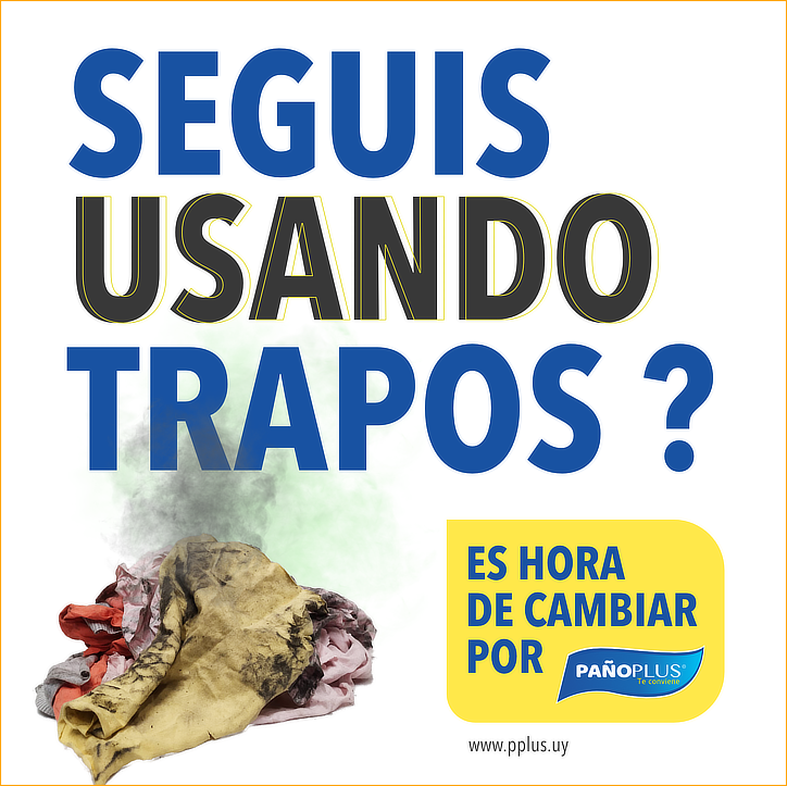 Seguis usando trapos? PañoPlus te conviene