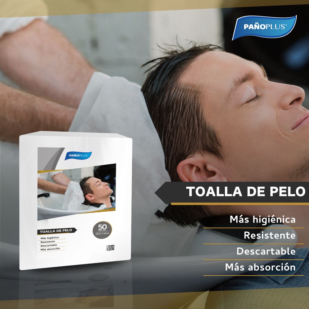 Toalla de pelo descartable para barbería y peluqueria
